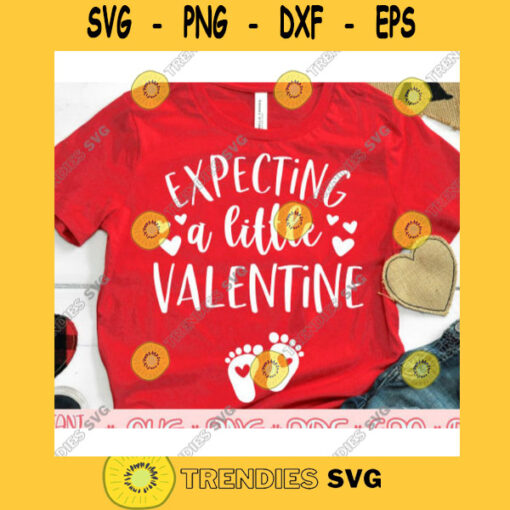 Expecting a little valentine svgPregnant svgPregnancy svgValentines Day 2021 svgValentines Day cut fileValentine saying svg