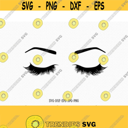 Eyelashes svg Eyes svg Beauty svg Make up svg Eye lashes svg Face svg Cute svg Eyebrows svg Makeup svg Fashion svg Design 264