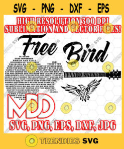 Free Bird Guitar Free Bird Guitar Lyrics Svg Free As A Bird Guitar Svg Png Dxf Eps Svg Pdf Cut Files Svg Clipart Silhouette Svg Cricut Svg Files Decal And Vinyl