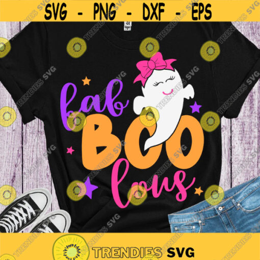 Fab BOO lous SVG HalloweenSVG Halloween girl shirt Girl Ghost Svg
