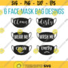 Face Mask Bag SVG Clean and Dirty Mask Bag SVG Wear and Wash it Set Digital cut files