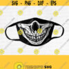 Face Mask Skull Svg Skull Mask Skeleton Mask Funny Face Mask Design Cricut File Digital DownloadDesign 564