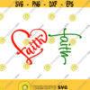 Faith Church Jesus love Heart Cuttable Design SVG PNG DXF eps Designs Cameo File Silhouette Design 1569