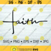 Faith Cross SVG EPS PNG jpg dwg Digital Download Digital Vector Clipart Print Vinyl Decal Design 1831