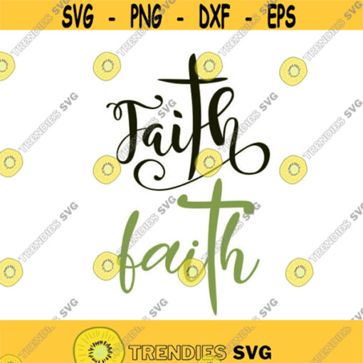 Faith Jesus Church Cuttable Design SVG PNG DXF eps Designs Cameo File Silhouette Design 1807