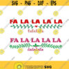 Falalala Song Christmas Cuttable Design SVG PNG DXF eps Designs Cameo File Silhouette Design 1092