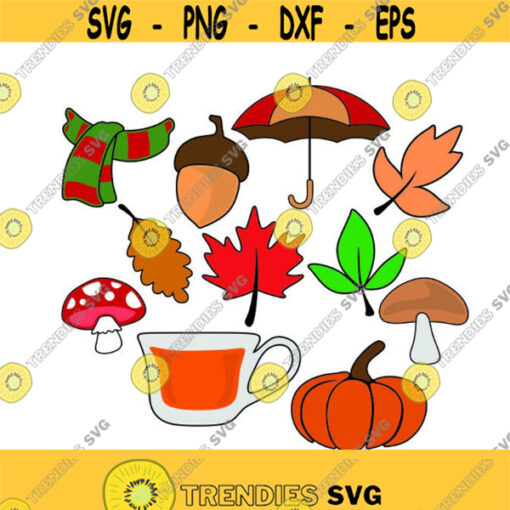 Fall Autumn Pack Cuttable Design SVG PNG DXF eps Designs Cameo File Silhouette Design 1780