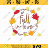 Fall Autumn Wreath SVG DXF Maple Leaves Wreath Frame Fall in Love Thanksgiving Sign svg dxf Cut Files for Cricut and Silhouette copy