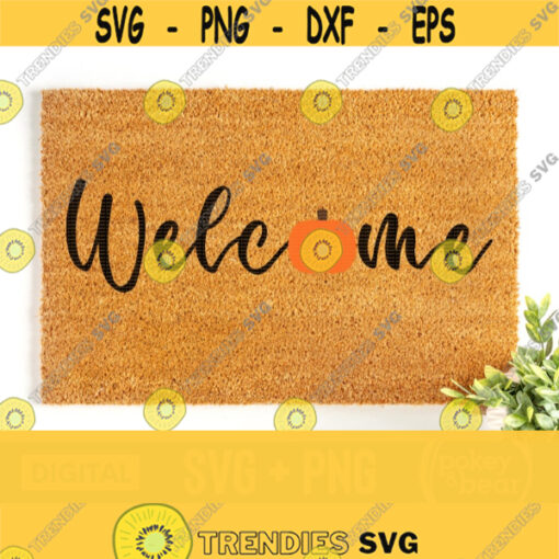 Fall Doormat Svg Welcome Fall Svg Fall Welcome Sign Svg Welcome Mat Svg Pumpkin Welcome Svg Fall Decor Svg Design 749