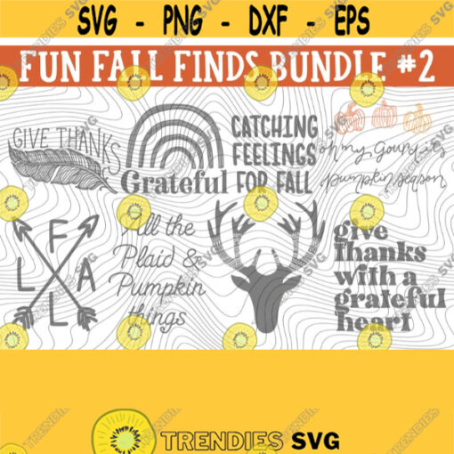 Fall Finds Bundle SVG PNG Print Files Sublimation Cutting Files For Cricut Pumpkin Thanksgiving Halloween Designs Funny Fall Holiday Design 473