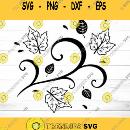 Fall Leaves SVG Fall Leaf Flourish SVG Autumn Leaf Flourish SVG Leaves Svg Png Leaf Svg files for Cricut Silhouette Sublimation