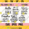Fall SVG Bundle Autumn Is My Favorite Home Decor Fall PNG Cricut File Instant Download Fall Design Pumpkin Clipart Hello Fall Design 633
