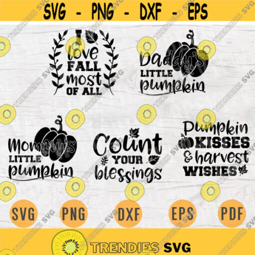 Fall SVG Bundle Pack 5 Svg Files for Cricut Vector Fall Quotes Cut Files Instant Download Cameo Dxf Eps Png Pdf Iron On Shirt 1 Design 238.jpg