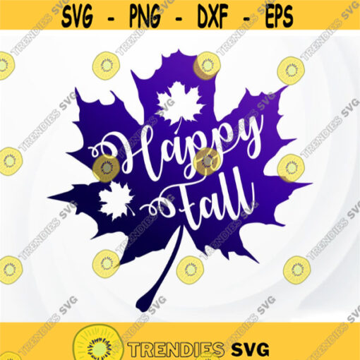Fall SVG Leaf SVG Thanksgiving SVG Happy Fall svg file for Cricut Autumn svg Thankful svg Design 365.jpg