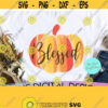 Fall Sublimation Blessed Png Pumpkin Sublimation Commercial Use PNG Print File for Sublimation Or Print DTG Fall PNG Pumpkin Png Design 833