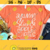 Fall Svg Files Autumn Skies and Apple Pies SVG Autumn Svg Harvest Svg Commercial Use Svg Dxf Eps Png Silhouette Cricut Digital Design 837