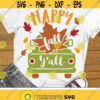 Fall Truck Svg Happy Fall YAll Svg Fall Sign Cut Files Vintage Truck Back Svg Dxf Eps Png Autumn Farmhouse Svg Silhouette Cricut Design 2732 .jpg