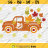 Fall Truck Svg Old Truck with Leaves Svg Fall Cut Files Vintage Truck Svg Dxf Eps Png Autumn Clipart Maple Leaf Svg Silhouette Cricut Design 2101 .jpg