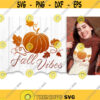 Fall Vibes Pumpkin Svg Files For Cricut Fall Vibes Svg Cut Files Fall Leaves Svg Clipart Fall Pumpkin Dxf Pumpkin Spice Apple Cider .jpg