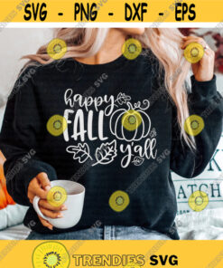 Fall svg, Happy Fall yall svg, Autumn svg, Hello Fall svg, Pumpkin svg, Autumn Leaves svg, dxf, png, eps, Print, Cut File, Cricut, Download Design -1204