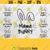 Family Bunny svg Bundle Mama Bunny svg Easter svg Kids Easter svg Bundle Easter svg Easter svg Files Easter svg Files for Cricut png Design 254