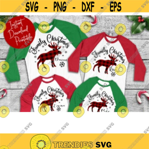 Family Christmas Shirts SVG Christmas Matching Shirts Svg Files For Cricut Christmas Tree Truck Cut Files Buffalo Plaid Truck Svg .jpg