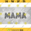 Family Clipart Mothers or Moms Word Mama in Bold Letter Style with Leopard Skin or Cheetah Background Digital Download SVG PNG Design 557