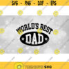 Family Clipart Words Worlds Best Dad in Black Collegiate Style Shirt Format Fathers Day Gift or Decal Digital Download SVG PNG Design 1273