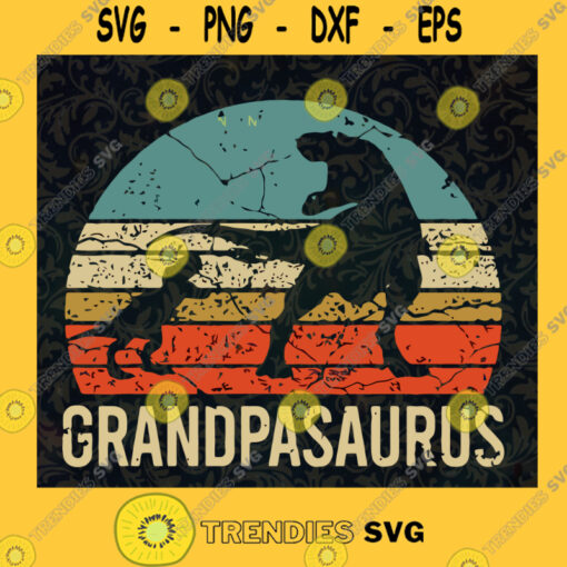 Family Dinosaur Svg Grandpasaurus Svg Cartoon Dinosaur Svg Gift For Kid