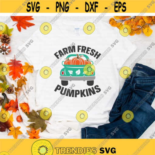 Farm Fresh Pumpkins svg Truck with Pumpkins svg Autumn svg Pumpkin svg Fall svg Pumpkin Truck svg dxf png Cut File Cricut Download Design 471.jpg