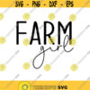 Farm Girl Decal Files cut files for cricut svg png dxf Design 142