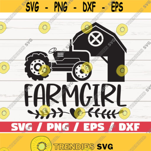 Farm Girl SVG Cut File Cricut Commercial use Silhouette Farmer Girl Farmhouse SVG Farm Life SVG Country Girl Svg Design 475