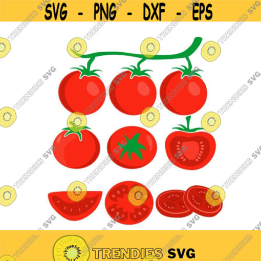 Farm Tomato Pack Cuttable Design SVG PNG DXF eps Designs Cameo File Silhouette Design 1312