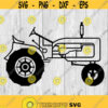 Farm Tractor Old Tractor svg png ai eps dxf DIGITAL FILES for Cricut CNC and other cut or print projects Design 113