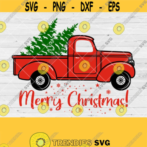 Farm Truck Christmas Svg File Christmas truck svg Christmas svg Christmas Tree svg Holiday Svg Christmas Clipart Cut Files