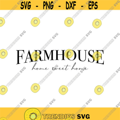 Farmhouse Decal Files cut files for cricut svg png dxf Design 166