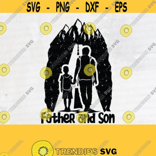 Father And Son Svg Like Father Like Son Svg Daddy Son Svg Papa and Grandson Svg Daddy Svg Son Svg Cut File Silhouette Cut FileDesign 394