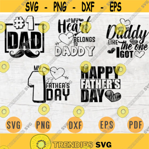 Fathers Day SVG Bundle Pack 5 Files for Cricut Vector Bundle Fathers Cut Files INSTANT DOWNLOAD Cameo Svg Dxf Eps Png Pdf Iron On Shirt 2 Design 514.jpg