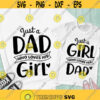 Fathers Day SVG Daddy Girl SVG Just a Dad who loves his girl Matching shirts dad girl cut files