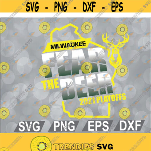 Fear Deer Mil.wau .kee Bu.ck Finals Champs svg eps dxf png digital Design 112