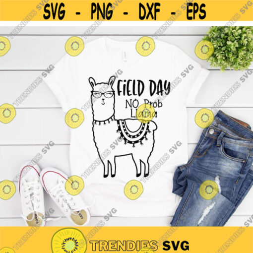 Field Day No Prob Llama svg Teacher svg Field Day svg Field Trip svg dxf eps png Print File Cut File Cricut Silhouette Download Design 944.jpg