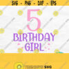Fifth Birthday Svg Birthday Girl Svg Five Svg File For Cricut 5th Birthday Svg Birthday Girl Shirt Svg Birthday Confetti Svg Five Png Design 484