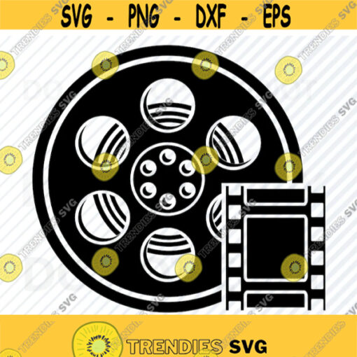 Film SVG Files Movie camera film Vector Images Clipart Roll of Film Svg File SVG Image For Cricut EpsFilm Png Dxf Stencil Clip Art Design 565