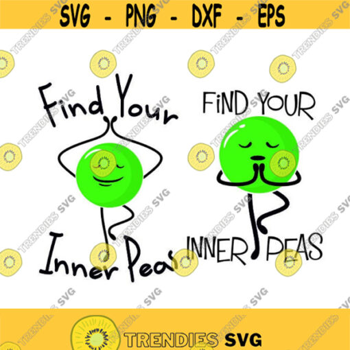Find Your inner Peas Cuttable Design SVG PNG DXF eps Designs Cameo File Silhouette Design 1638