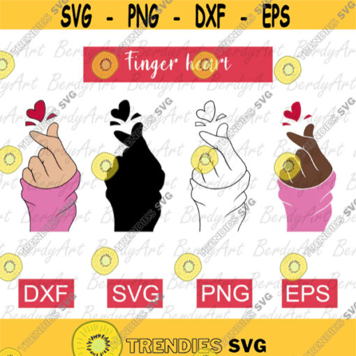 Finger Heart Svg K pop Svg Kpop love Svg I love you Svg Black Woman Svg Melanin Svg African American Svg Bts Svg Commercial Use Design 64.jpg