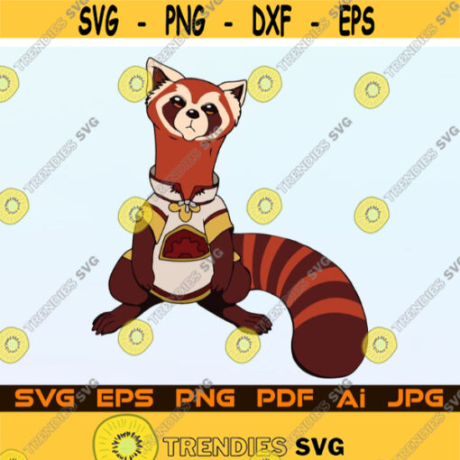 Fire Ferret Avatar The Last Airbender Svg Fox SVG The Last Airbender File For Cricut Design Space Cut Files Instant Digital Download Design 174.jpg