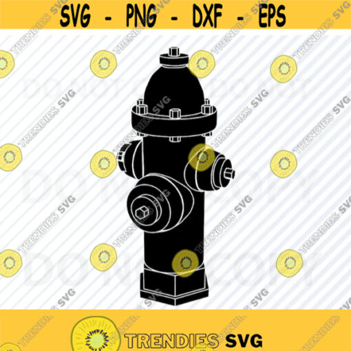 Fire Hydrant SVG File for Cricut Vector Images Fire Hydrant Silhouette Clipart Eps Fire Hydrant Png Dxf Fire Hydrant Clip Art Design 628