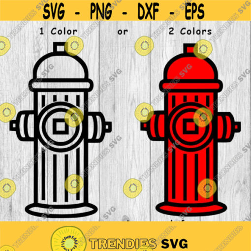 Fire Hydrant svg png ai eps dxf DIGITAL FILES for Cricut CNC and other cut or print projects Design 206