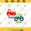 Fire Truck and TractorCuttable Design in SVG DXF PNG Ai Pdf Eps Design 77