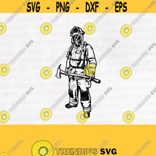 Firefighter Svg File Fireman Svg Firefighter Svg US Firefighter Shirt US Firefighter Svg Cutting FileDesign 604